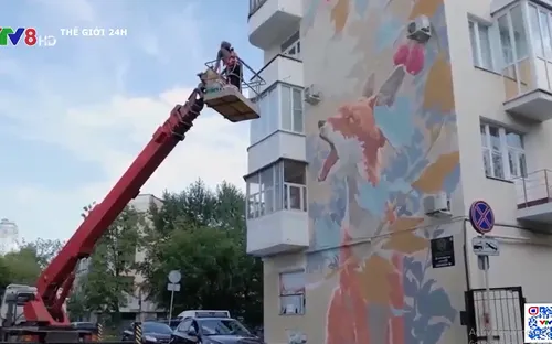 Lễ hội vẽ tranh nghệ thuật đường phố tại Nga