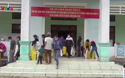 Quân khu 5 hỗ trợ đồng bào biên giới Quảng Nam