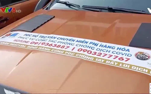 Những chuyến xe chở hàng miễn phí trong tâm dịch