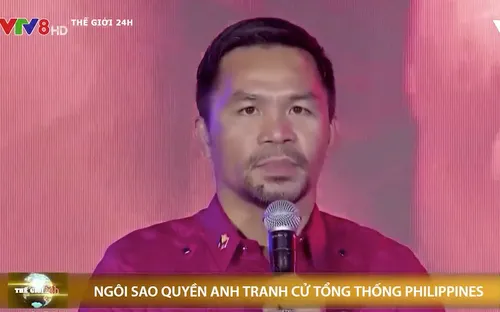 Ngôi sao quyền Anh tranh cử tổng thống Philippines