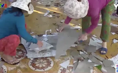 Quảng Nam và Quảng Ngãi hứng chịu lốc xoáy dưới tác động của bão số 6