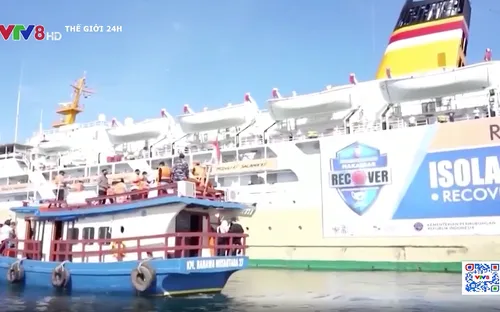 Indonesia triển khai tàu phà làm nơi cách ly và tiêm chủng COVID-19