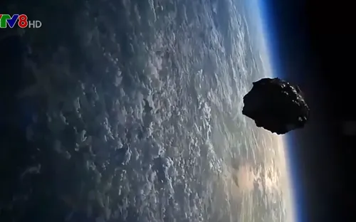 Một thiên thạch lớn đang lao về phía trái đất