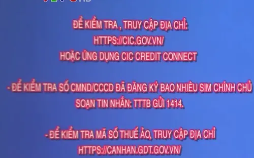 Làm gì khi bị mất thông tin cá nhân ?