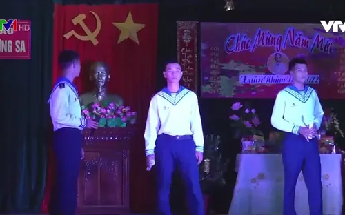 Rộn rã không khí đón Tết tại Trường Sa