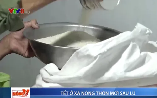 Tết ở xã nông thôn mới sau lũ