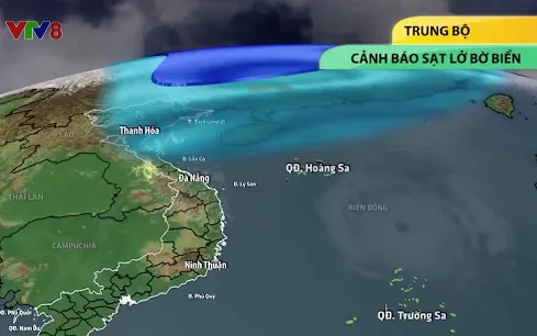 Triều cường sẽ còn tiếp diễn tại Miền Trung