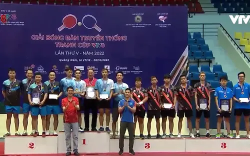 Giải bóng bàn VTV8 thành công tốt đẹp