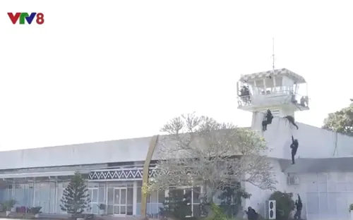 Đắk Lắk: Diễn tập đối phó với hành vi can thiệp bất hợp pháp vào hoạt động hàng không dân dụng