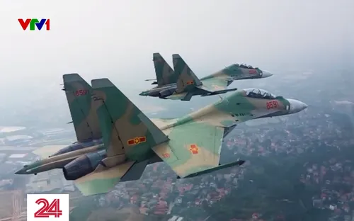 Các đơn vị không quân huấn luyện ngày đêm chuẩn bị cho Triển lãm Quốc phòng quốc tế