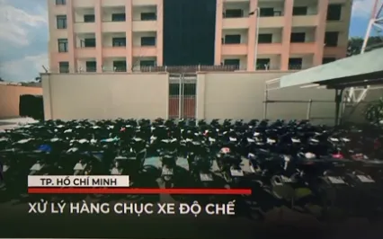 TP. Hồ Chí Minh xử lý hàng chục xe độ chế