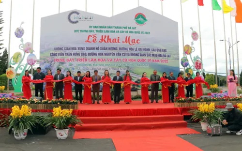 Khai mạc không gian hoa Đà Lạt và triển lãm hoa, cây quốc tế năm 2022