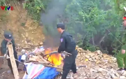 Quảng Nam tổ chức đợt cao điểm xử lý nạn khai thác vàng trái phép