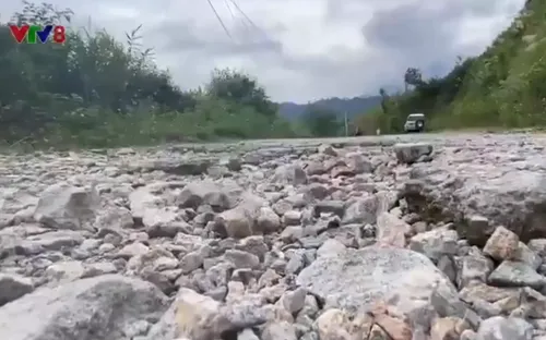 Quảng Ngãi: Người dân khổ sở vì đường xuống cấp