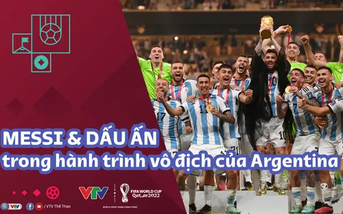 Dấu ấn trong hành trình vô địch World Cup 2022 của ĐT Argentina