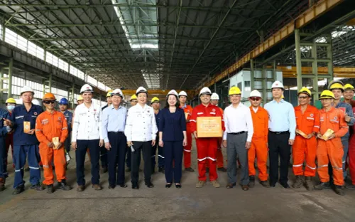 Phó Chủ tịch nước Võ Thị Ánh Xuân thăm, làm việc tại Liên doanh Việt - Nga Vietsovpetro