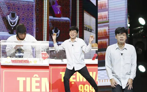 Gala cười 2023: Muôn biểu cảm hài hước của Trung Ruồi khi... cướp tiệm vàng