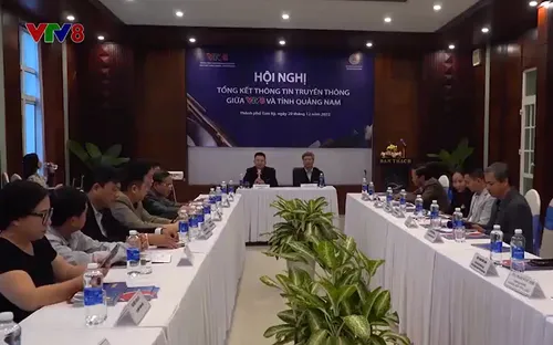 Hội nghị tổng kết thông tin truyền thông giữa VTV8 và tỉnh Quảng Nam