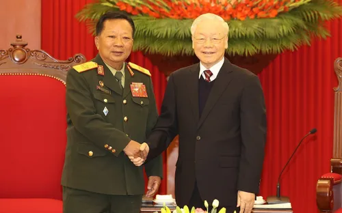 Tổng Bí thư: Việt Nam - Lào không chỉ là hai nước láng giềng mà còn là đồng chí, anh em thân thiết