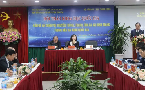 Vấn đề an ninh phi truyền thống, trọng tâm là an ninh mạng trong nền an ninh quốc gia