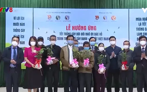 Lễ hưởng ứng trồng 1 tỷ cây xanh tại Quảng Trị