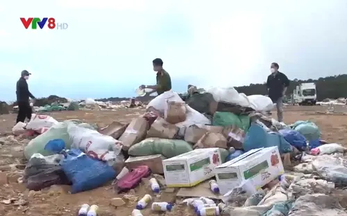 Lâm Đồng: Tiêu hủy sản phẩm hàng hóa không rõ nguồn gốc