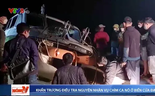 Khẩn trương điều tra nguyên nhân vụ chìm ca nô du lịch ở Hội An