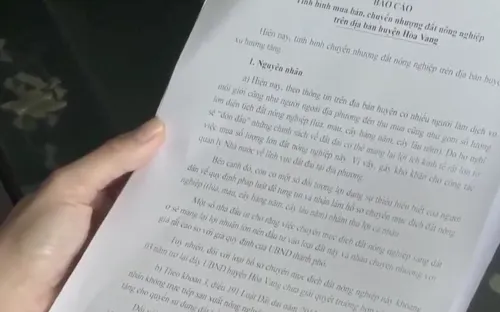 Đà Nẵng cảnh báo lừa đảo môi giới chuyển đổi đất nông nghiệp
