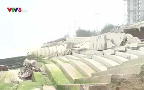 Bất cập tuyến đê kè biển Nhật Lệ