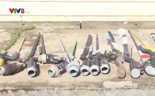Lâm Đồng tiêu huỷ vũ khí do người dân giao nộp