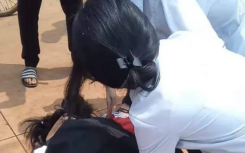 Nhóm nữ sinh cấp 2 hẹn 'giải quyết mâu thuẫn' sau buổi học