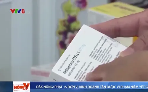 Đắk Nông phạt 15 đơn vị kinh doanh tân dược vi phạm niêm yết giá