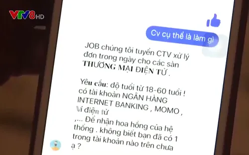 Bị lừa mất tiền khi tìm việc trên sàn thương mại điện tử