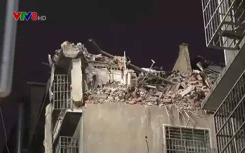 Sập nhà cao tầng ở Trung Quốc trên 60 người mắc kẹt và mất tích