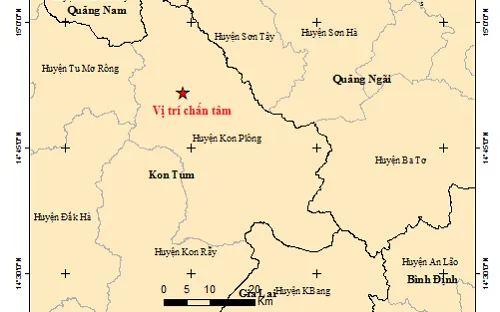 Nguyên nhân gây động đất liên tiếp ở Kon Tum
