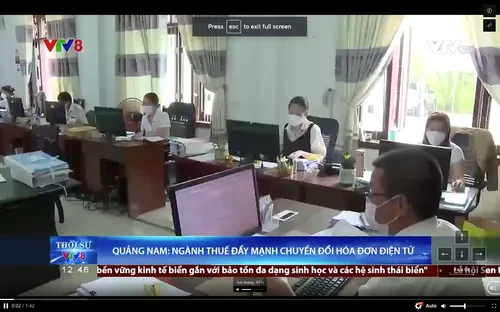 Ngành thuế Quảng Nam đẩy mạnh chuyển đổi hóa đơn điện tử