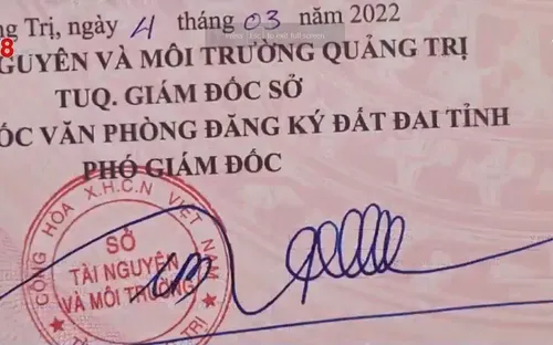 Những cuốn sổ đỏ được làm giả tinh vi