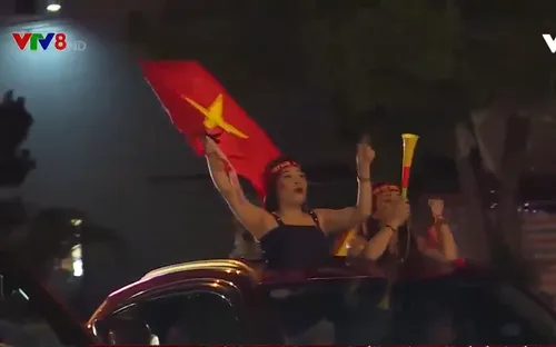 Không khí mừng chiến thắng của U23 Việt Nam