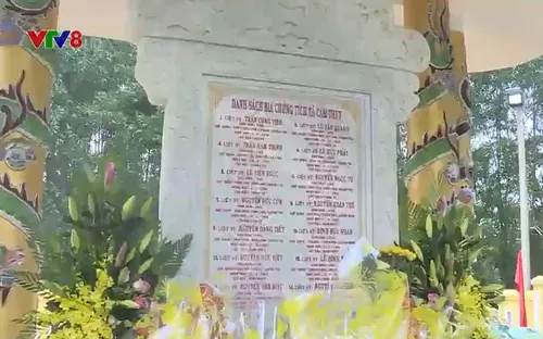 Quảng Trị khánh thành trùng tu Bia Chứng tích Thiện Chánh