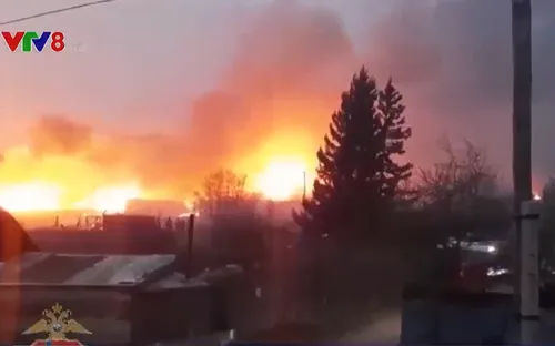 Hỏa hoạn nghiêm trọng tại vùng Siberia của Nga