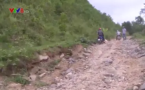 Quảng Ngãi: Gian nan con đường vào khu tái định cư