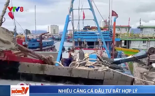 Nhiều cảng cá ở miền Trung chưa được đầu tư hợp lý