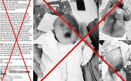 Cảnh báo chiêu trò giả mạo kêu gọi hỗ trợ bệnh nhi khó khăn