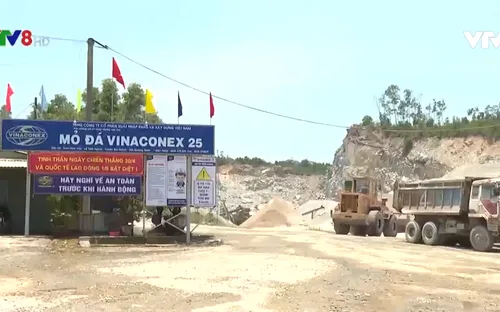 Quảng Nam kiểm tra khai thác và mua bán đá