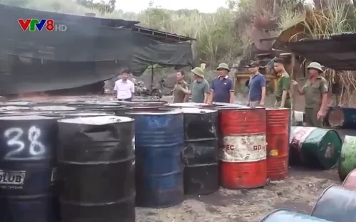 Thủ đoạn tái chế xăng dầu trái phép