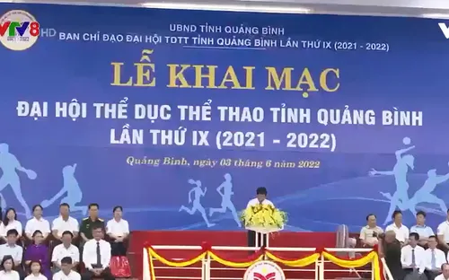 Khai mạc Đại hội Thể dục thể thao tỉnh Quảng Bình