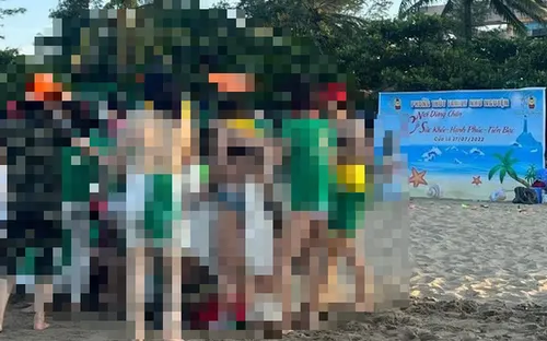 Công ty tổ chức TeamBuilding phản cảm ở bờ biển xin lỗi chính quyền, người dân Cửa Lò