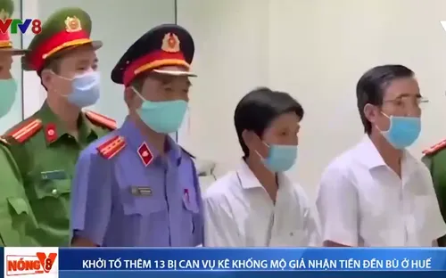 Khởi tố thêm 13 bị can vụ kê khống mộ giả nhận tiền đền bù ở Huế
