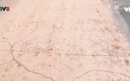 Tỉnh lộ 675A chưa nghiệm thu đã hư hỏng