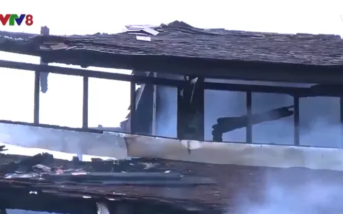 Cháy tại Bảo tàng Lịch sử Thừa Thiên-Huế